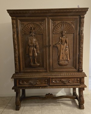 Set mobilier living facut din lemn masiv - imagine 3