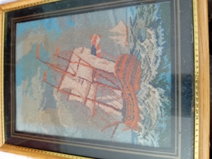 Tablou goblen cusut manual