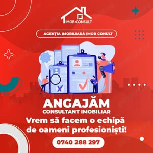 Angajăm Consultant Imobiliar