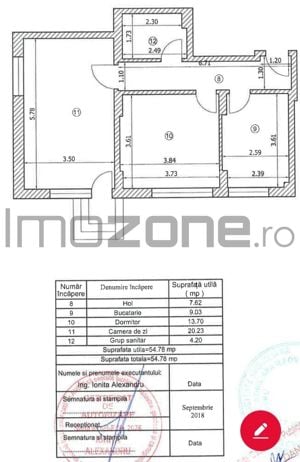 Apartament 2 camere, decomandat, bloc 2019, teren 44 mp, bucatarie mare, mobilat - imagine 26