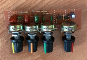 Modul corector de ton   Egaluzator pasiv - Volum, Bass, Treble si High