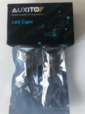  Set 2 Becuri LED, P21W Alb Rece Cip CanBus.NOI - imagine 7