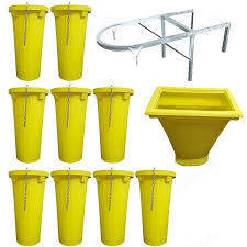 Tobogan jgheab tubulatura evacuare moloz  - imagine 2