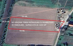 Teren intravilan intabulat, parcelabil în COM. BĂCIA JUD.HD 3400 MP ! Pentru locuri de CASĂ! - imagine 2