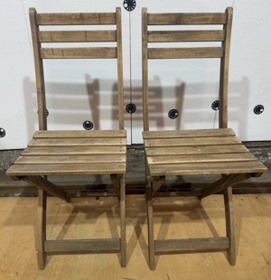 1 buc Scaune Pliabile din Lemn; Scaun pliabil