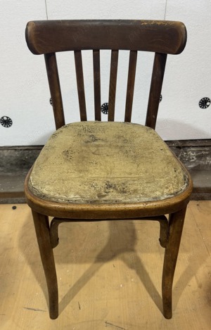 Scaun Vintage Stil Thonet; Scaun din lemn