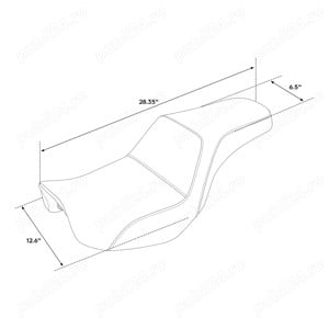 Harley Dyna Street Bob FXDB Wide Glide sea scaun seat sezut sa - imagine 4