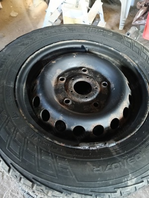 Vand 4 cauciucuri iarna cu jante de tabla Ford  Transit Custom 215.65.16C