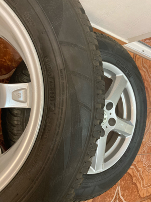 Set anvelope cu jante R16 iarna DOT 2018 Nissan Qashqai, Juke, Kadjar, Dacia Duster - imagine 2