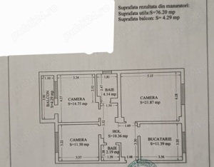 Inel 2 apartament 3c 81mpu-mobilat utilat-centrala pe gaz - imagine 8