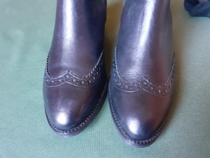 Botine damă Piele naturală River Island nr. 37 ghete femei cu elastic - imagine 3