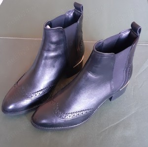 Botine damă Piele naturală River Island nr. 37 ghete femei cu elastic