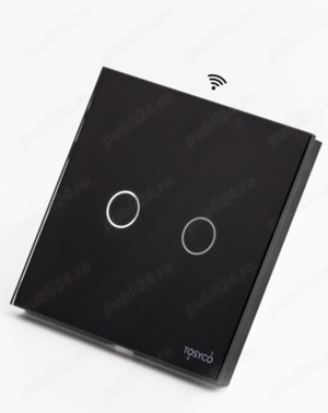 Intrerupator dimabil dublu smart WIFI cu NUL cu touch 
