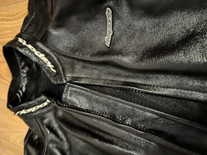 Geaca motociclist   moto din piele naturală, marca RK Sport, marime M - imagine 3