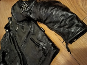 Geaca motociclist   moto din piele naturală, marca RK Sport, marime M - imagine 2