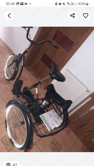 vind triciclu pt.persoane cu dizabilitati - imagine 2