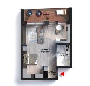 Apartament tip studio Ultracentral De Vânzare Certificat Green Homes - imagine 2