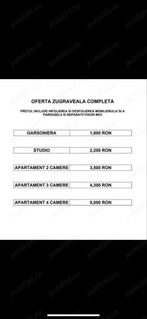 Execut lucrări de zugrăvit.