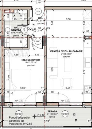 EXCLUSIVITATE, apartament 2 camere finisat, 44 mp utili, zona Eroilor  - imagine 6