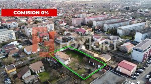 Teren 1702 mp cu casa si garaj / pretabil dezvoltare imobiliara - ID V4657