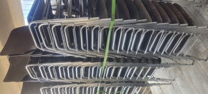 Scaune săli conferinte, școli, after school, cadru inox - imagine 5