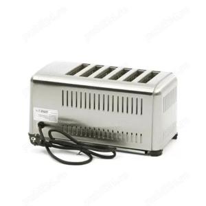 Prajitor de paine profesional pentru 6 felii de paine   cu cronomentru si termostat - imagine 1