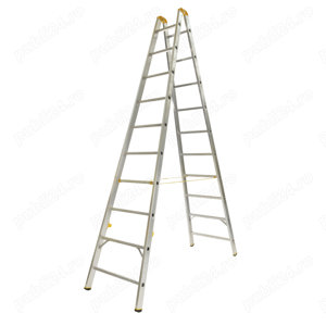 Scara dubla Forte 8910,2x10 trepte,inaltime de lucru 3m,greutate 150Kg