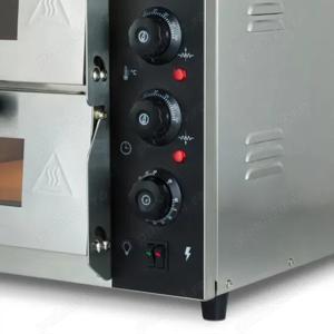 Cuptor pizza   potrivit pentru 2 pizza de 40 cm   2 etaje - 230 V - imagine 5