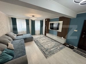 Apartament la casa, 3 camere, 82 mp, curte comuna, zona Valea Ghinzii 