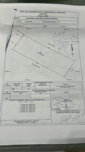 Teren de vânzare 1900mp - Odaia Banului, Țintești - Direct proprietar