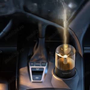 Difuzor umidificator de aroma masina/birou/dormitor, USB, silentios, capacitate rezervor apa 120 ml - imagine 2