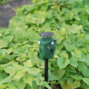 Repeler cu doua metode de alimentare: solara si USB, 360 grade,3 senzori miscare PIR - imagine 3