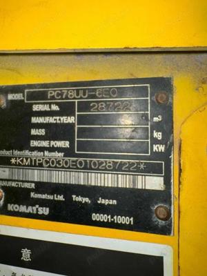 Excavator 8t Komatsu - imagine 4