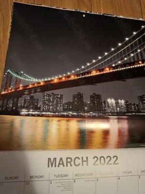 Calendar New York An 2022, 12 imagini deosebite, colecție  - imagine 4