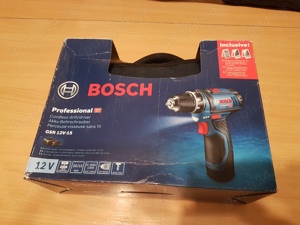 BOSCH Professional GSR 12V-15 Masina de gaurit si insurubat, 2 baterii - imagine 2