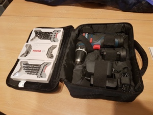 BOSCH Professional GSR 12V-15 Masina de gaurit si insurubat, 2 baterii