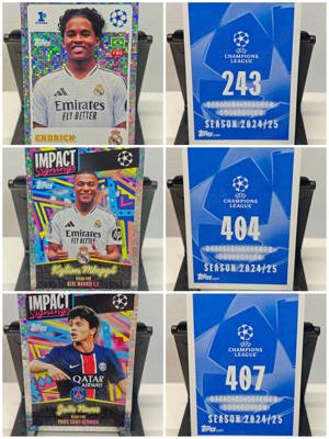 Stickere Topps Uefa Champions League 2024 25 foil si shiny - imagine 3