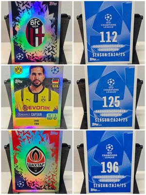 Stickere Topps Uefa Champions League 2024 25 foil si shiny - imagine 2