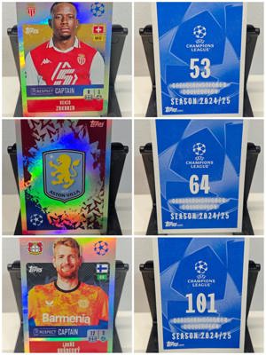 Stickere Topps Uefa Champions League 2024 25 foil si shiny - imagine 5