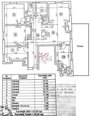 Vanzare apartament 4 camere Dorobanti, cu CT - imagine 2