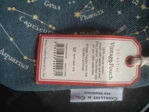 Cavallini & Co. Zip Pouch Bag Constellations Design Astrology Zodiac - imagine 4