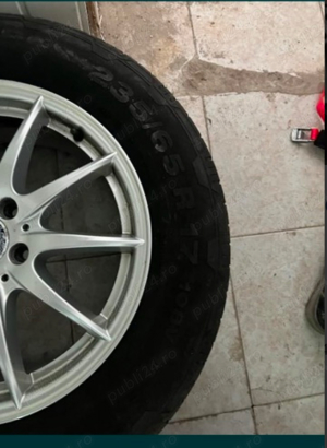 Jante Mercedes ML R17 , anvelope M/S Continental 4x4 Contact 235/65 - imagine 2