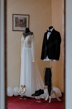 rochie de mireasa M L - imagine 5