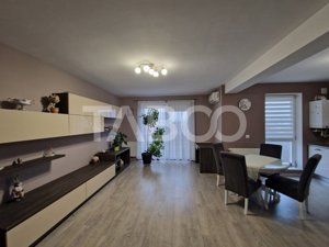 Apartament decomandat 3 camere mobilat si utilat Turnisor Sibiu - imagine 2