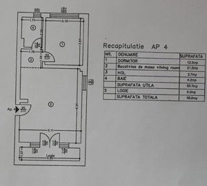 Paulesti-cartier rezidential apart 2cam etaj1 - 90000 euro - imagine 7