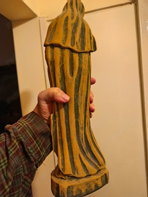 Statueta vintage fecioara cu pruncul - imagine 4