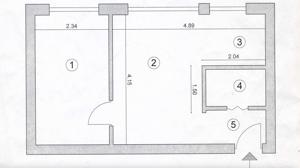 Apartament 2 camere - etaj  2 - Rogerius - 30 mp - imagine 9