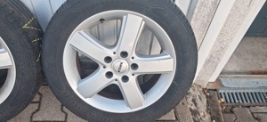 Jante 5x112 Mercedes cu anvelope de vara 205 55 16 - imagine 5