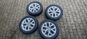 Jante BMW 5x120 cu anvelope de iarna Bridgestone Blizzak 205 60 17 - imagine 5