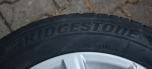 Jante BMW 5x120 cu anvelope de iarna Bridgestone Blizzak 205 60 17 - imagine 3